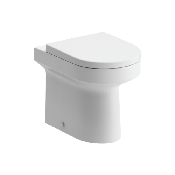 Trinity Whittle WC Unit And Back To Wall Pan Pack - 500mm Wide - White Gloss - Image 4