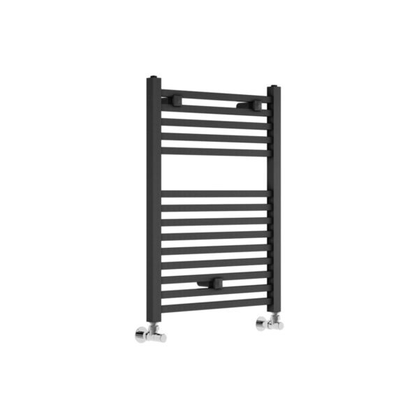 Trinity Emley Square Ladder Heated Towel Rail - Anthracite