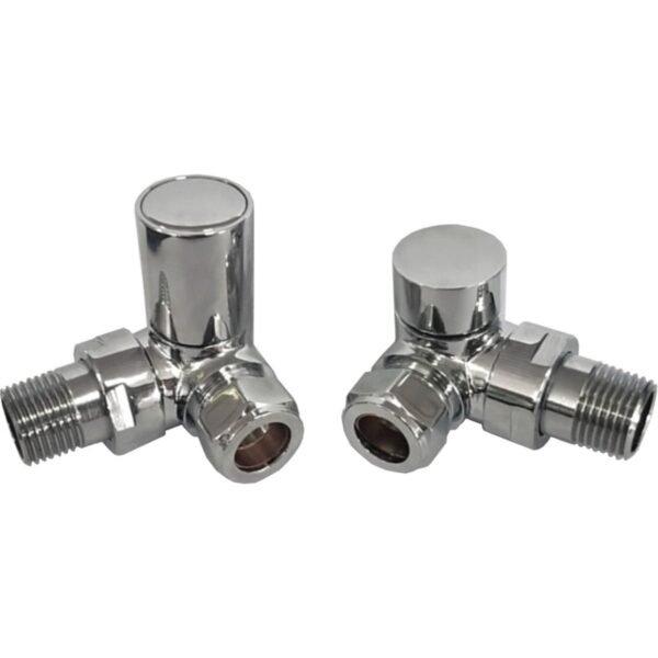 Trinity Patterned Radiator Valves - Corner