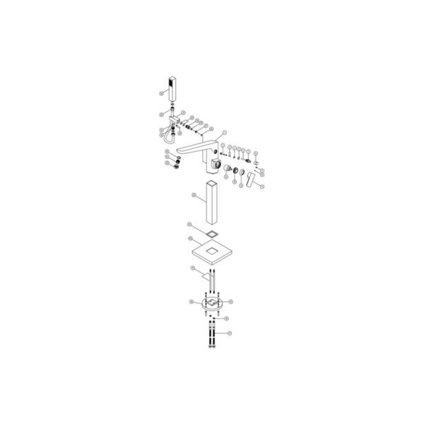 Trinity Thornes Floor Standing Bath Shower Mixer Tap - Image 3