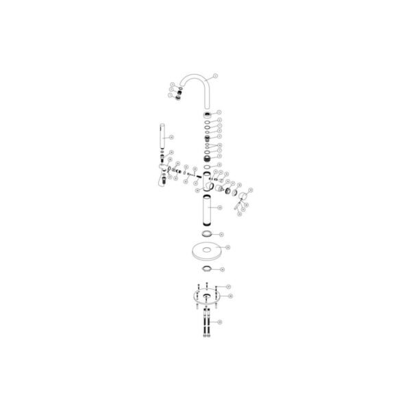 Trinity Horizon Floor Standing Bath Shower Mixer Tap - Image 3