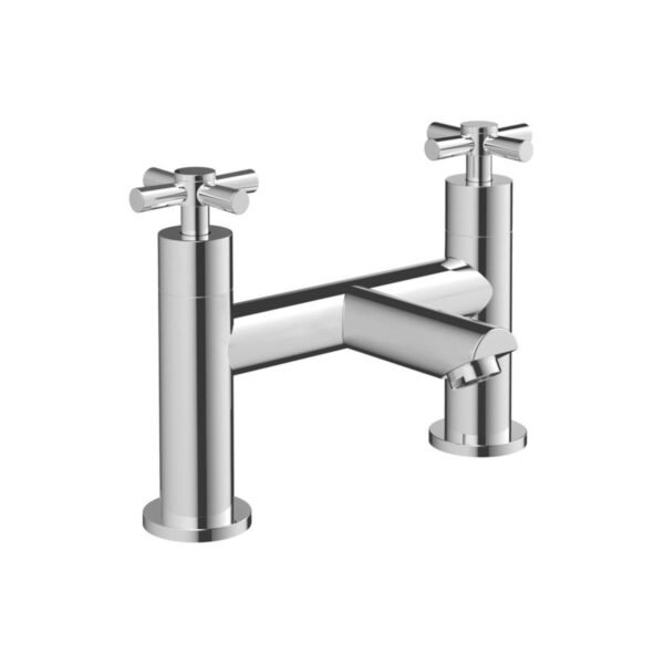 Trinity Riviera Bath Filler Taps - Chrome