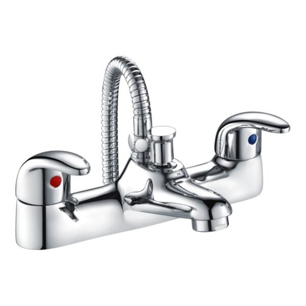 Trinity Sierra Low Pressure Bath Shower Mixer Tap - Chrome