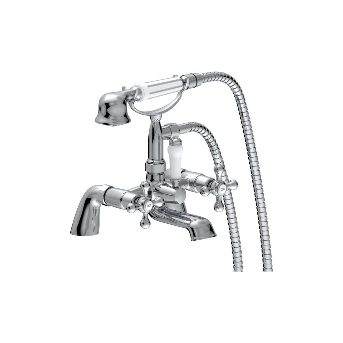 Trinity York Bath Shower Mixer Tap - Chrome