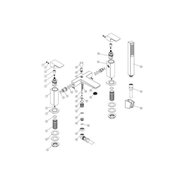 Trinity Thornes Bath Shower Mixer Tap - Image 3