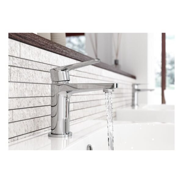 Trinity Mira Basin Mixer Tap With Waste - Chrome
