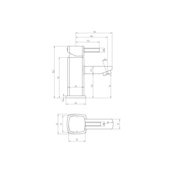 Trinity Time Basin Mixer Tap With Waste - Chrome - Image 2