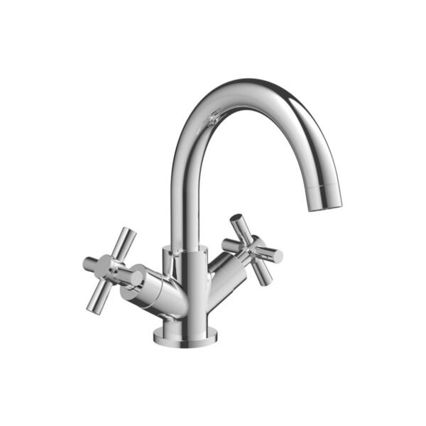 Trinity Riviera Basin Mixer Tap With Waste - Chrome