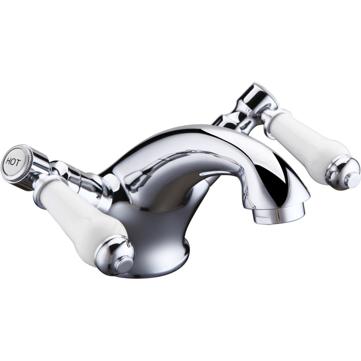 Trinity Cove Basin Mixer Tap With Waste - Chrome