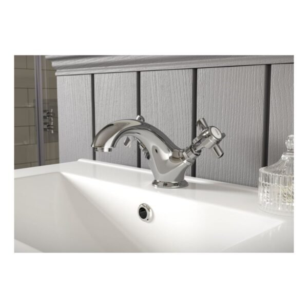 Trinity Solace Basin Mixer Tap With Waste - Chrome