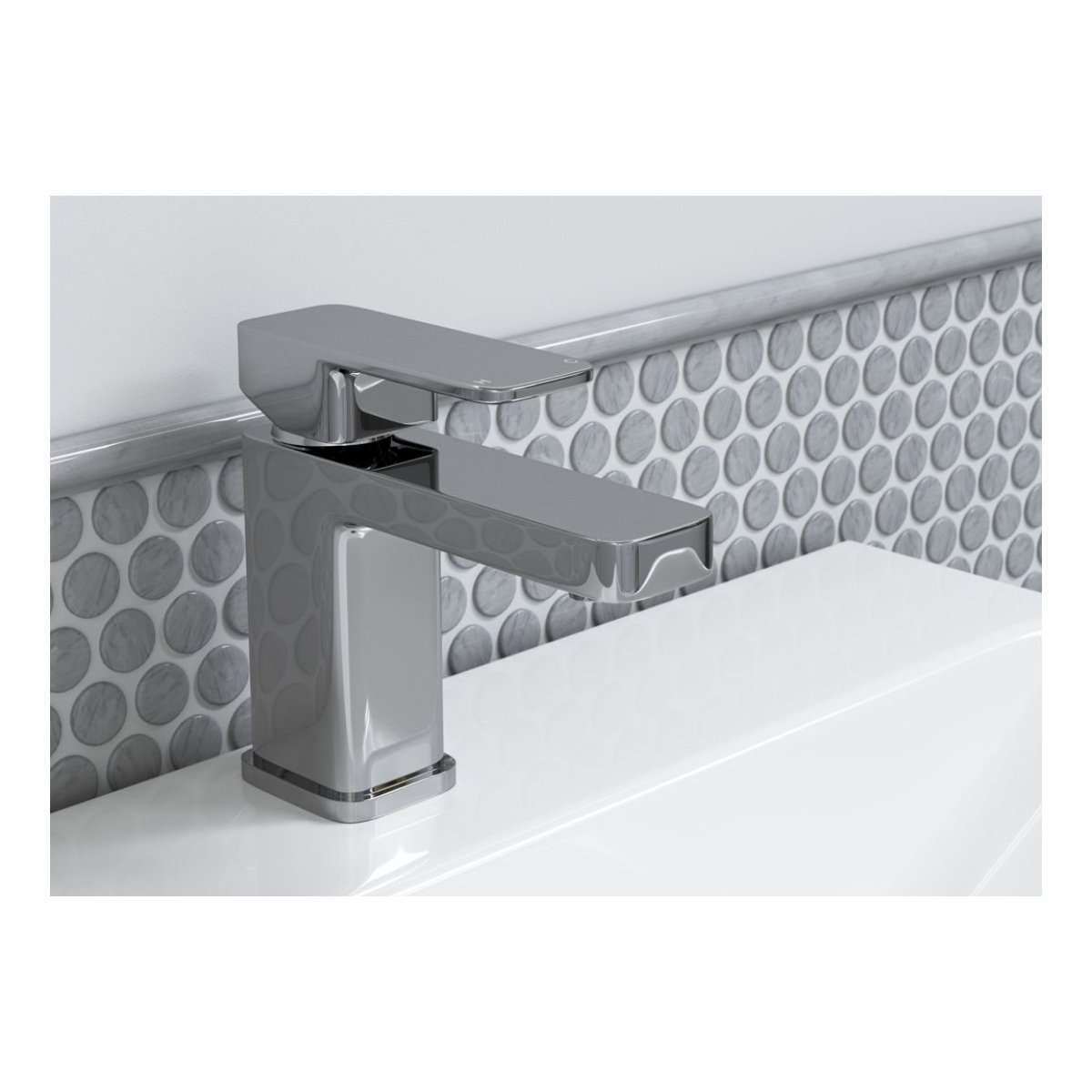 Trinity Aire Basin Mixer Tap With Waste - Chrome
