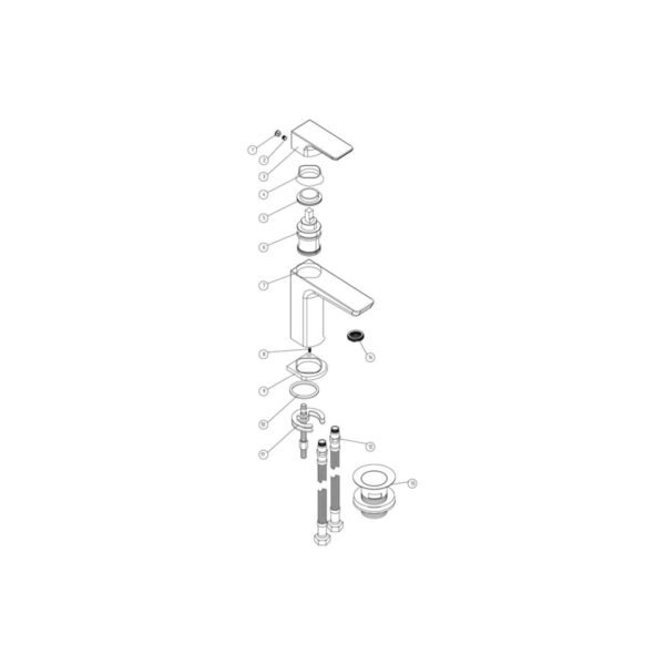 Trinity Thornes Basin Mixer Tap With Waste - Image 5