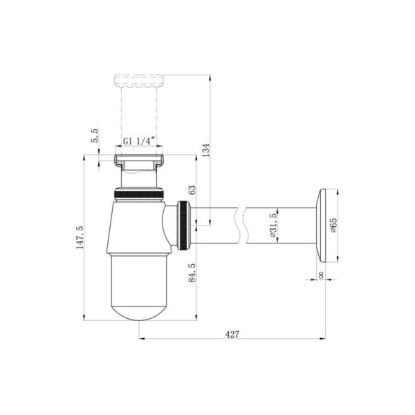 Trinity Round Bottle Trap - Image 2