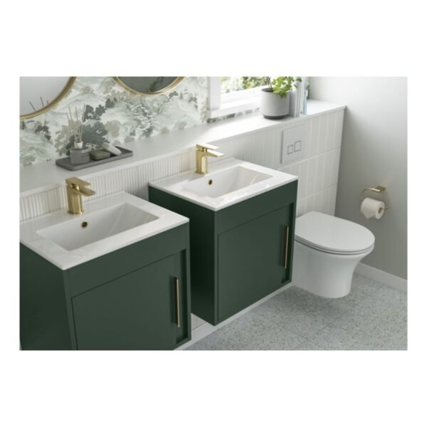 Trinity Space 1 Door Floorstanding Vanity Unit With Basin - 510mm Wide - Image 2