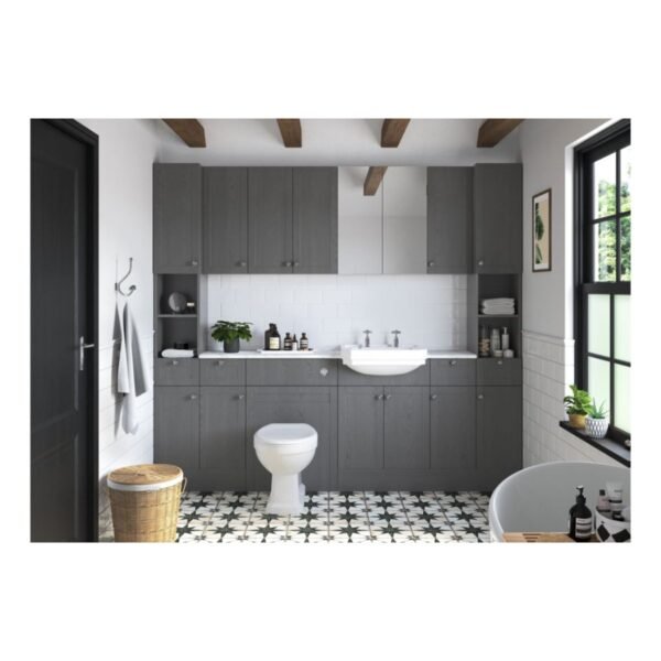 Trinity Wibsey 1 Door Wall Hung Unit - 300mm Wide - Image 3