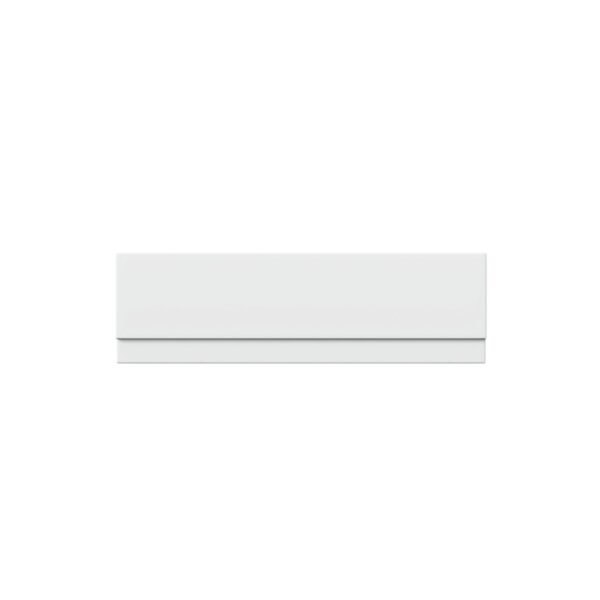 Trinity Flat Acrylic Bath Front Panel - White