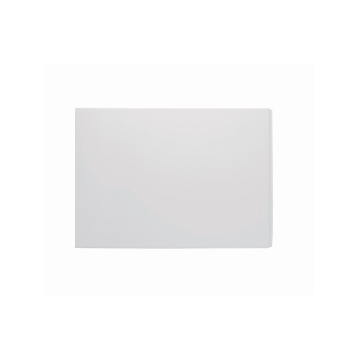 Trinity Flat Acrylic Bath End Panel - 750mm Wide - White