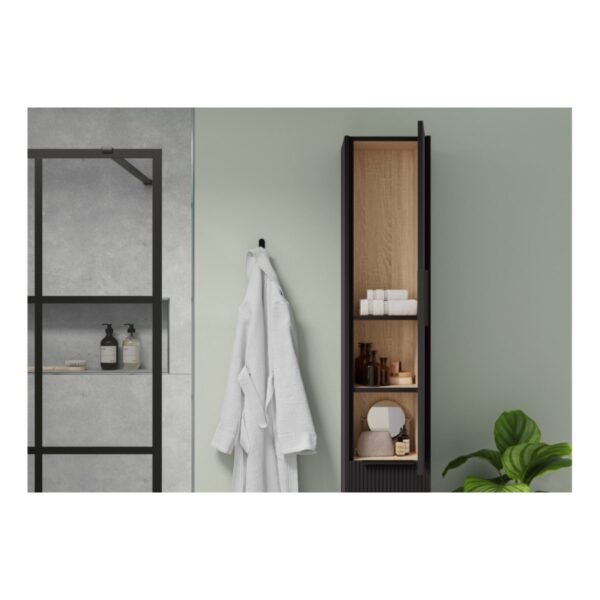 Trinity Swale 2 Door 1 Drawer Tall Storage Unit - 300mm Wide - Image 6