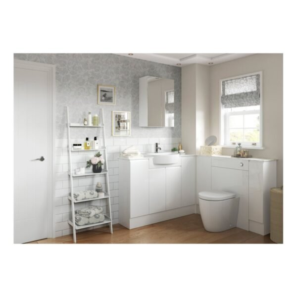 Trinity Wald 1 Door Wall Hung Storage Unit - 200mm Wide - Image 2