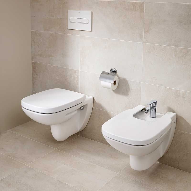 Roca Debba Wall Hung Bidet - 1 TH - White