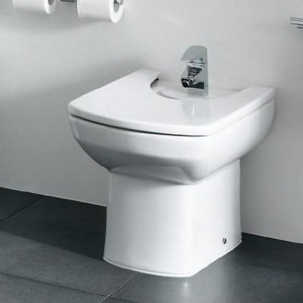 Roca Senso Floor Standing Bidet - 1 TH - White