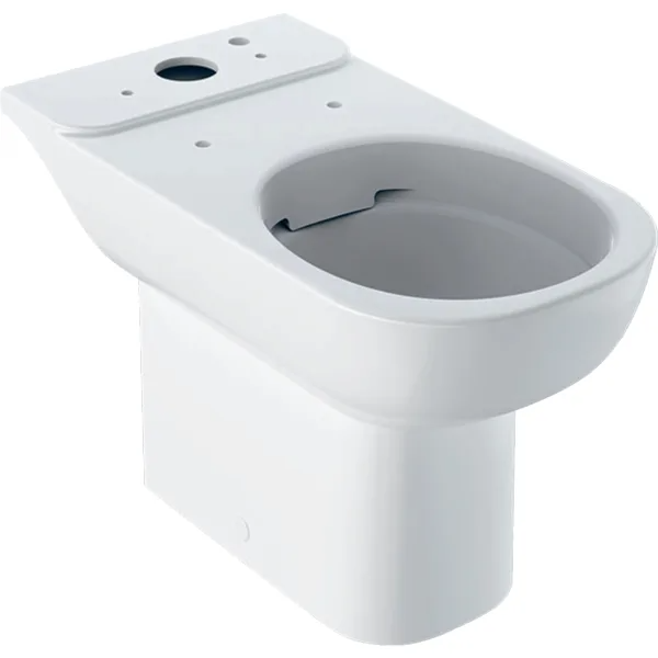 Geberit Smyle Rimless Close Coupled Toilet With Cistern And Standard Toilet Seat - White