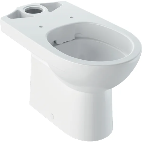 Geberit Selnova Rimless Semi Shrouded Close Coupled Toilet With Cistern And Soft Close Toilet Seat - White