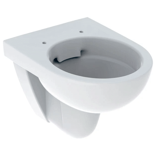 Geberit Selnova Compact Rimless Wall Hung Toilet With Soft Close Toilet Seat - White