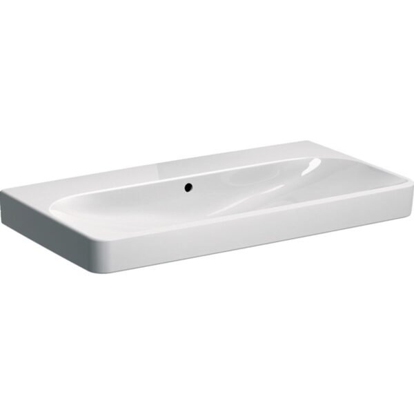 Geberit Smyle 1 Door Wall Hung Vanity Unit With Basin - 900mm Wide - Image 2
