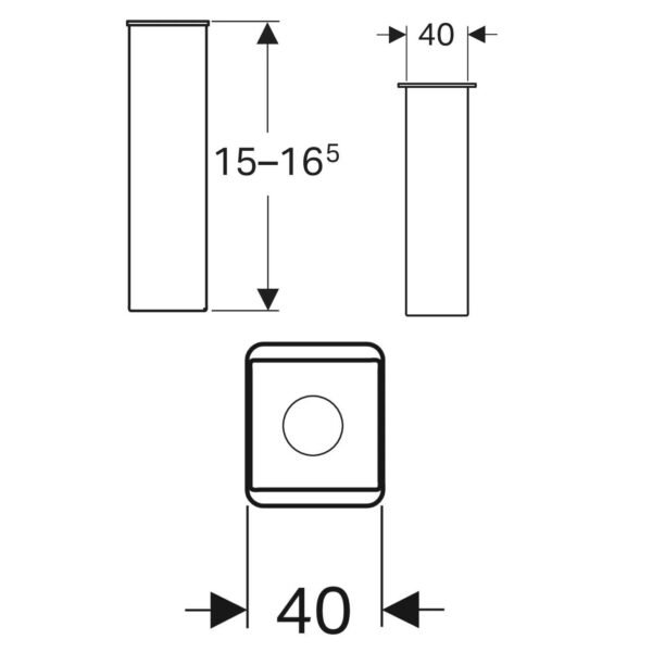 Geberit Adjustable Height Leg Set - Image 2
