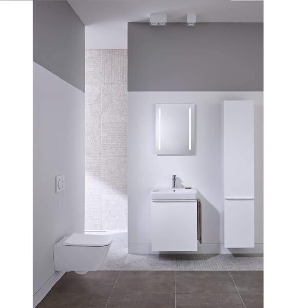 Geberit Option Rectangular Illuminated Mirror - 650mm X 400mm