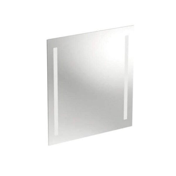 Geberit Option Rectangular Illuminated Mirror - 650mm X 600mm