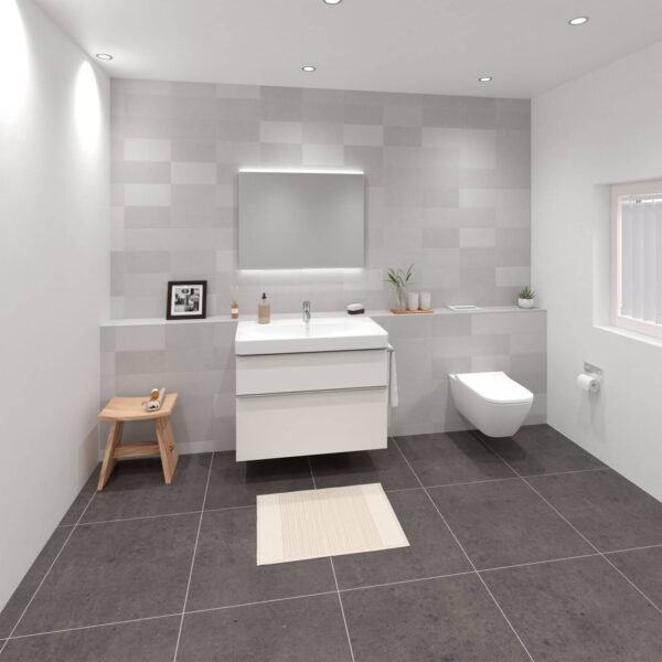 Geberit Smyle Square Rimless Wall Hung Toilet With Quick Release Soft Close Seat - White - Image 5