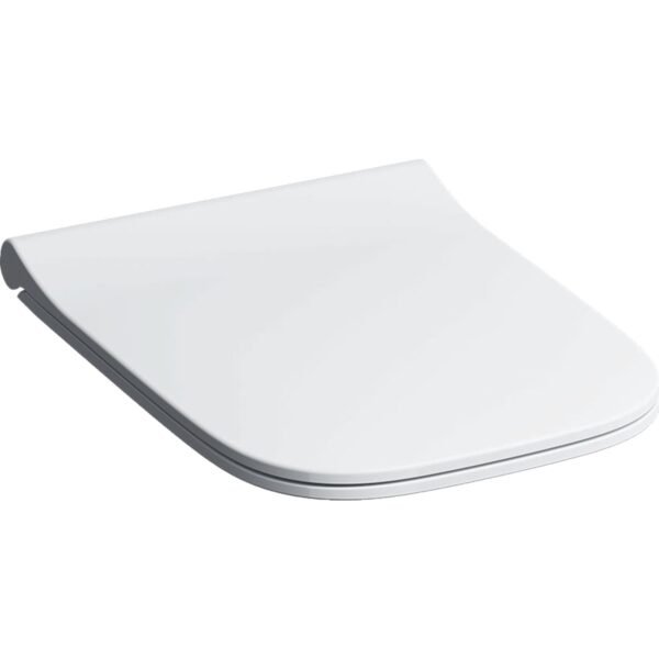 Geberit Smyle Rimless Back To Wall Toilet With Seat - White - Image 5