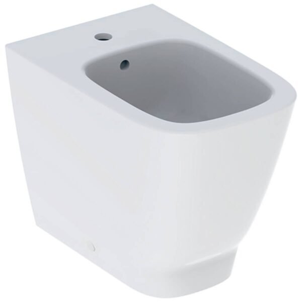 Geberit Smyle Square Back To Wall Bidet - 1 TH - White - Image 2