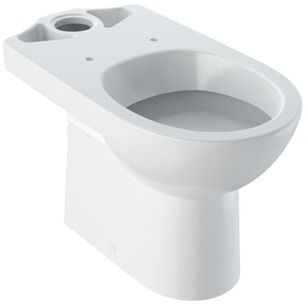 Geberit Selnova Semi Shrouded Close Coupled Toilet With Cistern And Seat - White