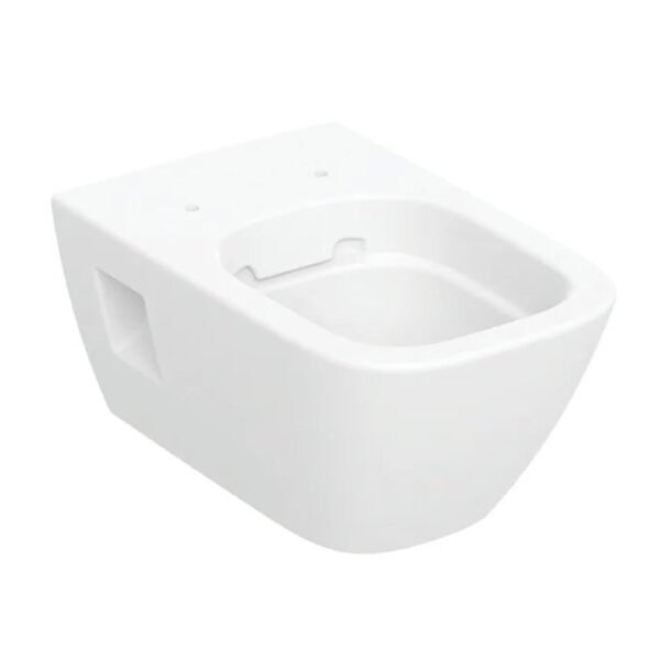 Geberit Selnova Rimless Wall Hung Toilet With Seat - White - Image 3