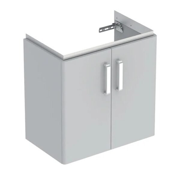 Geberit Selnova Compact 2 Door Wall Hung vanity Unit With Basin - 597mm Wide