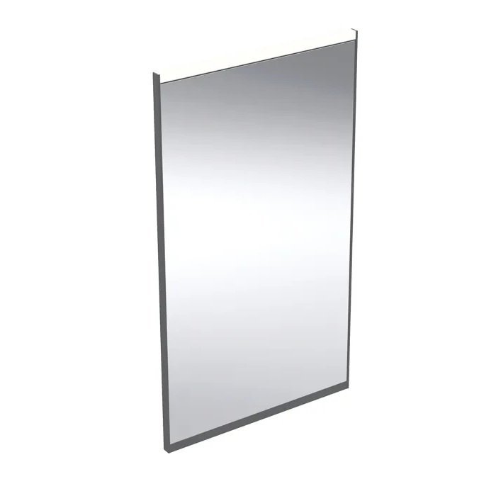 Geberit Option Plus Framed Illuminated Mirror With Direct And Indirect Lighting - 700mm X 400mm - Aluminium