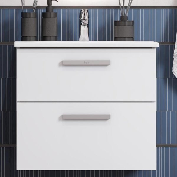 Roca Victoria 2 Drawer Wall Hung Vanity Unit With Basin