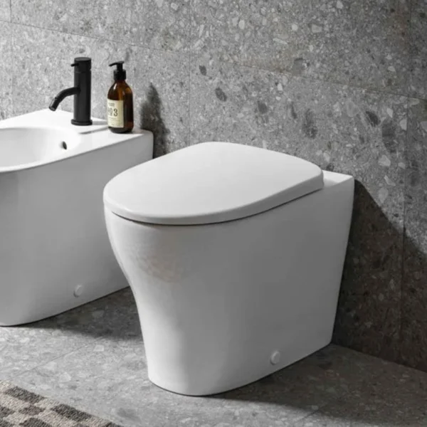 Geberit Selnova Back to Wall Toilet With Seat - White