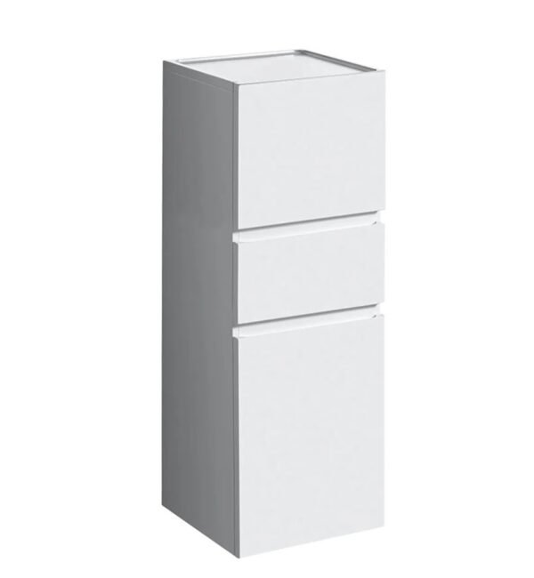 Geberit Renova Double Door And Single Drawer Wall Hung Medium Storage Unit - 1050mm High - Image 3
