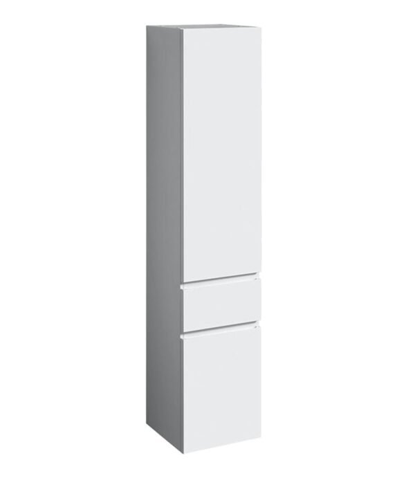 Geberit Renova Double Door And Single Drawer Wall Hung Tall Storage Unit - 1800mm High - Image 4