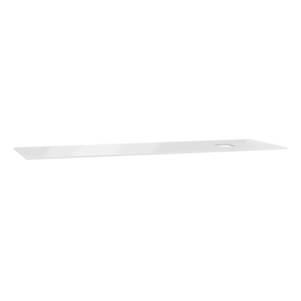 Vitra Origin Right Syphon Hole Glass Countertop - 1500mm Wide - No TH