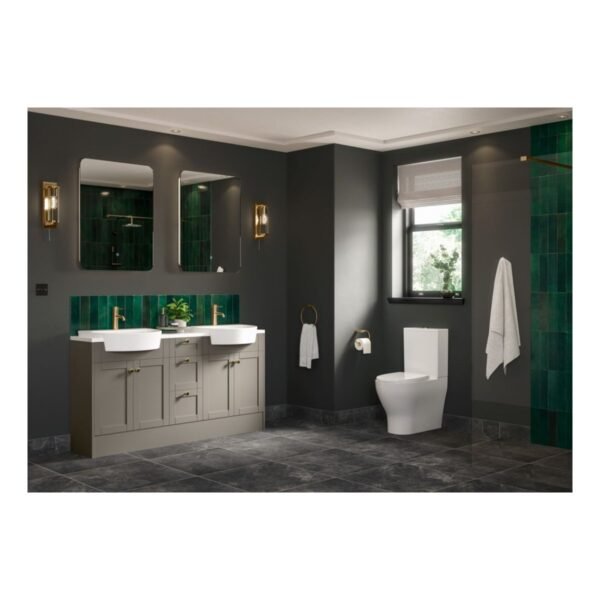 Trinity Saddle Slim WC Unit - 600mm Wide - Image 4
