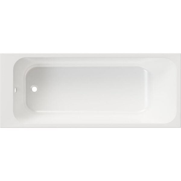 Trinity Revive Round Thin Edge Single Ended Bath - 1700mm X 700mm - No TH - White