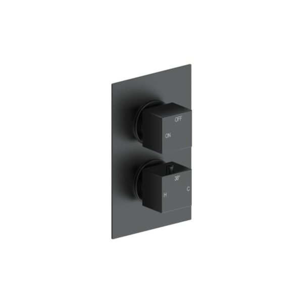 Trinity Aqua Square 2 Outlet Concealed Shower Kit - Image 4