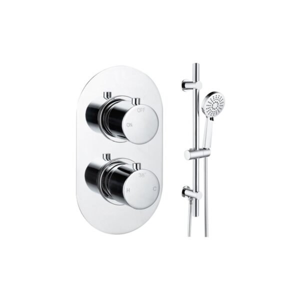 Trinity Flourish Round 2 Outlet Concealed Shower Kit