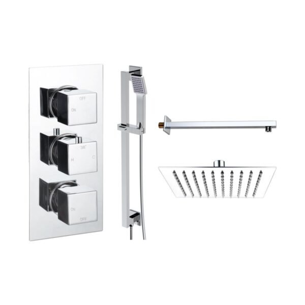 Trinity Aqua Square 3 Outlet Concealed Shower Kit