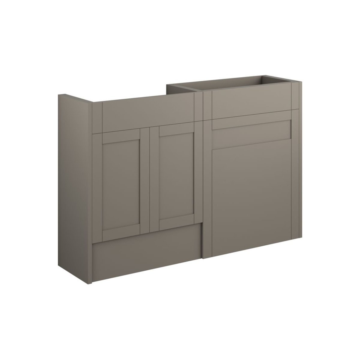 Trinity Saddle 1 Door Combination Bathroom Furniture Unit - 1236mm Wide